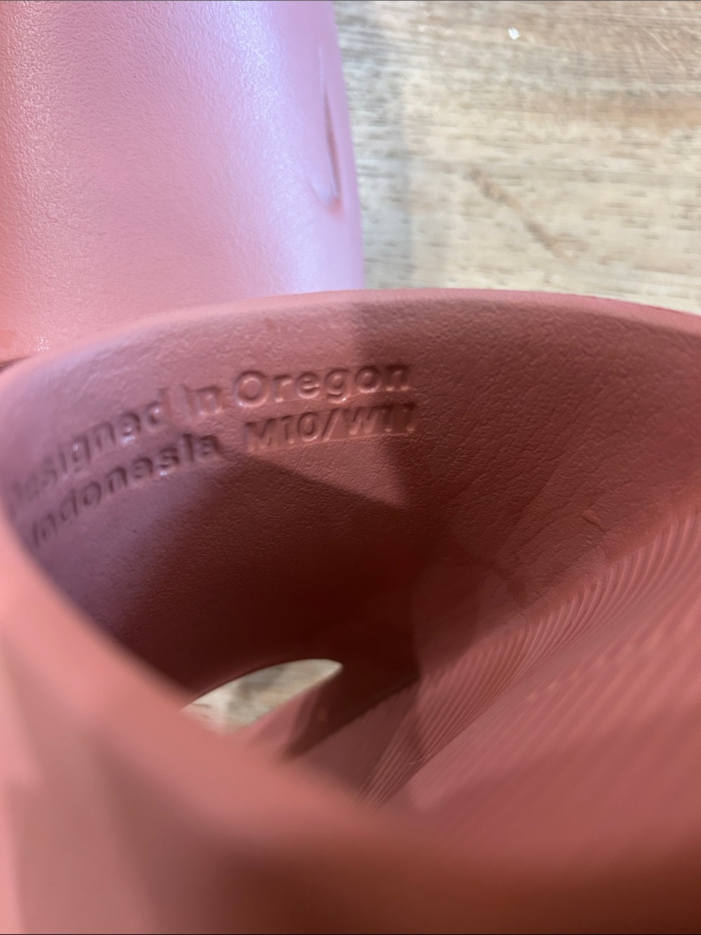 Nike Canyon Pink Calm Slide Sandals. - Picture 5 of 5